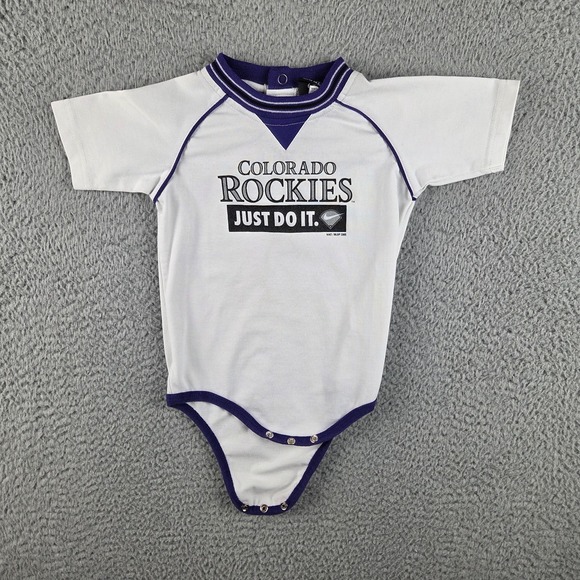 Nike Other - Vintage Colorado‎ Rockies MLB Romper One Piece Baby Toddler 24 Months White Nike